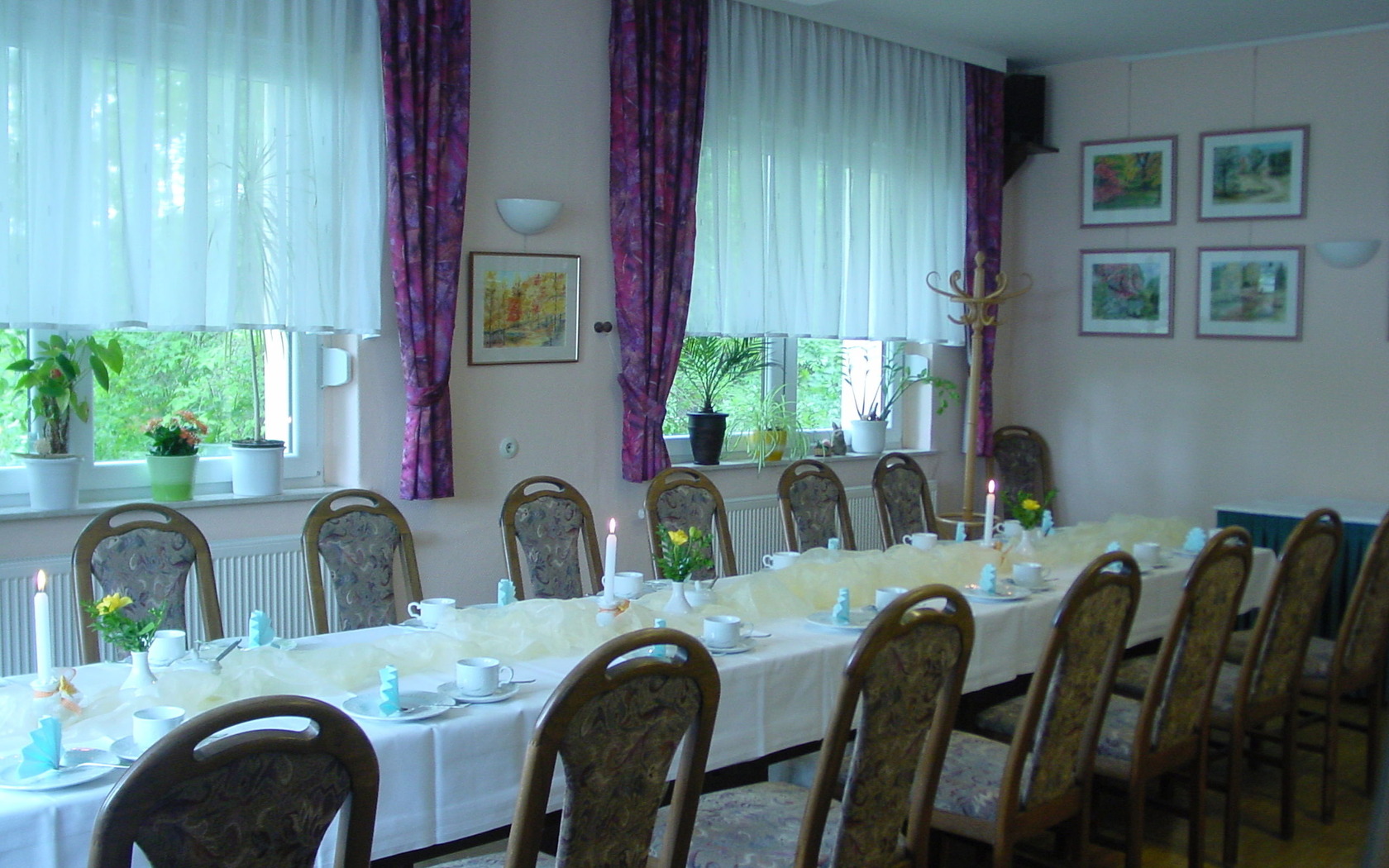 Banketttafel, Foto: Doreen Noack, Karpfenschänke