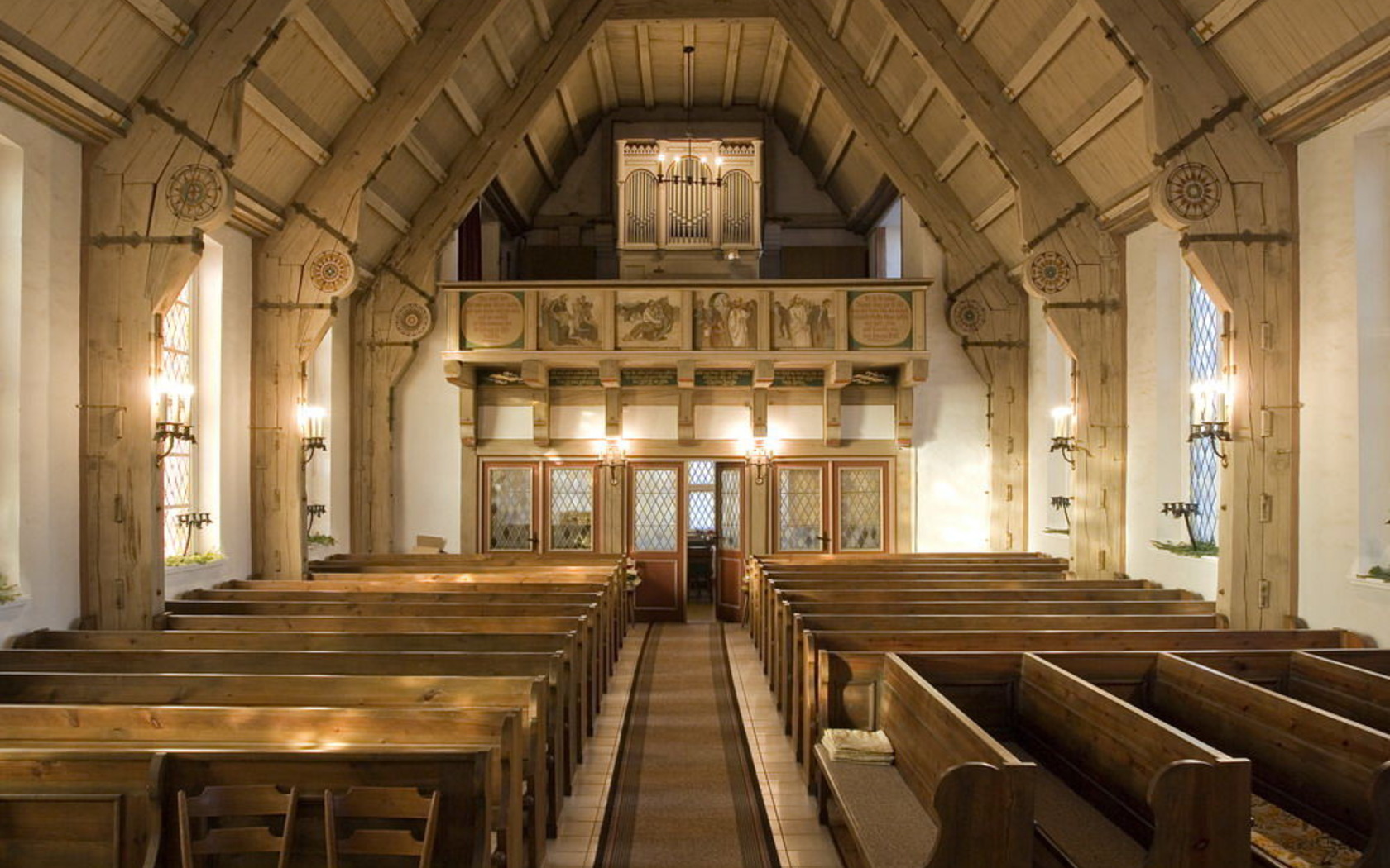 Innenraum Kirche Kerkwitz, Foto: Katharina Riedel