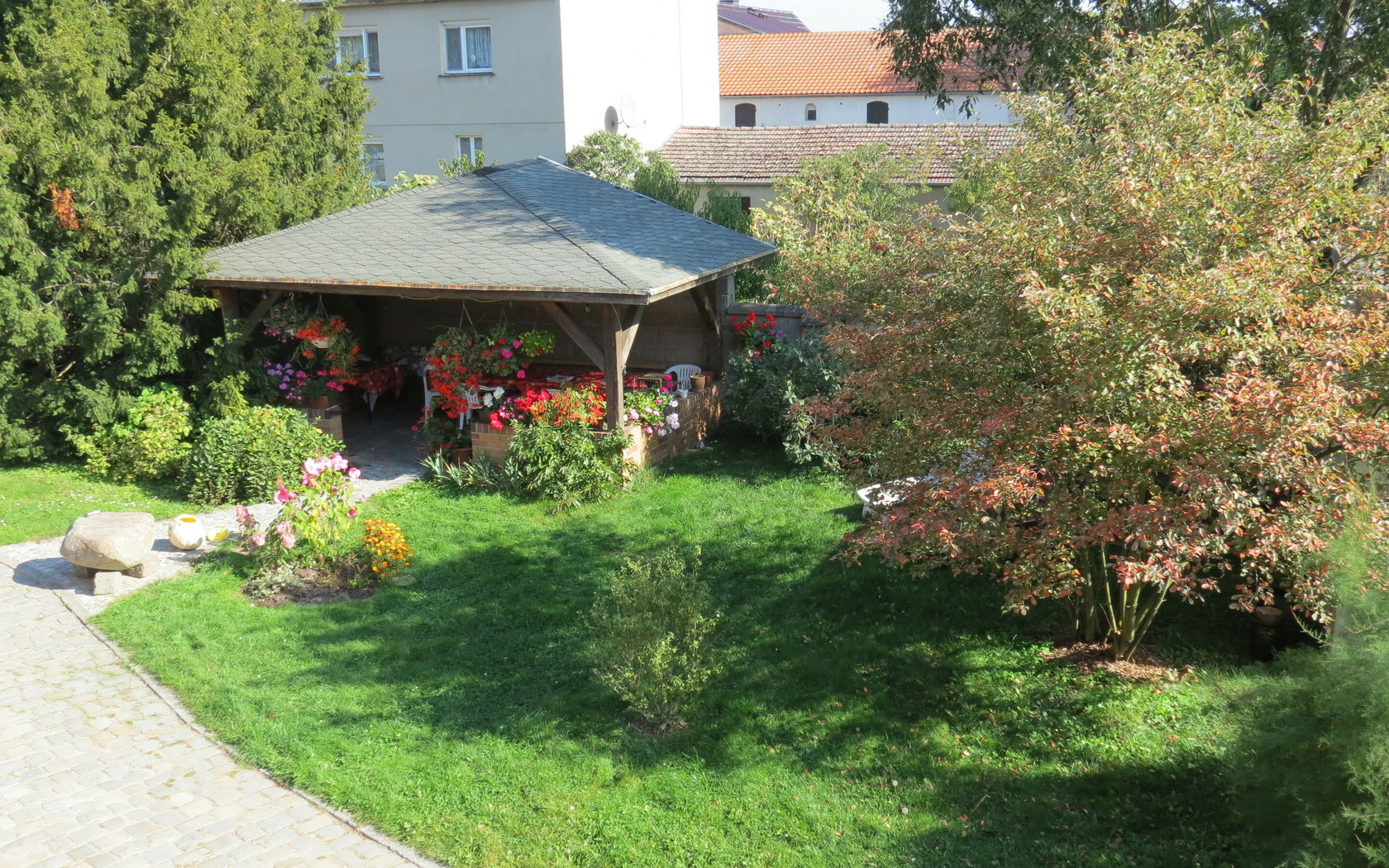 Gästehaus Schulz Aussenbereich, Foto: MuT Guben