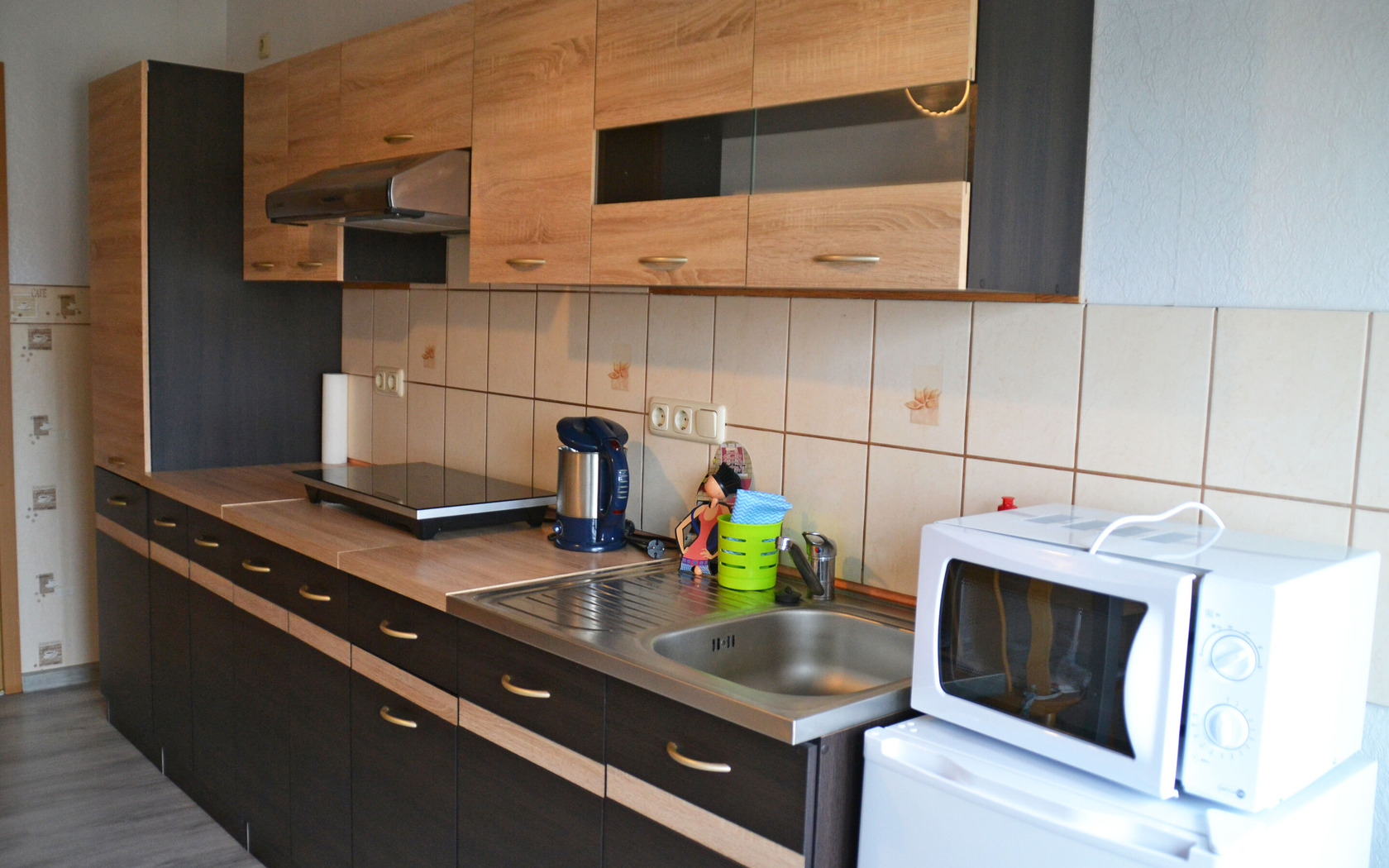 Ferienwohnung Wiesenblick Küchenbereich, Foto: MuT Guben