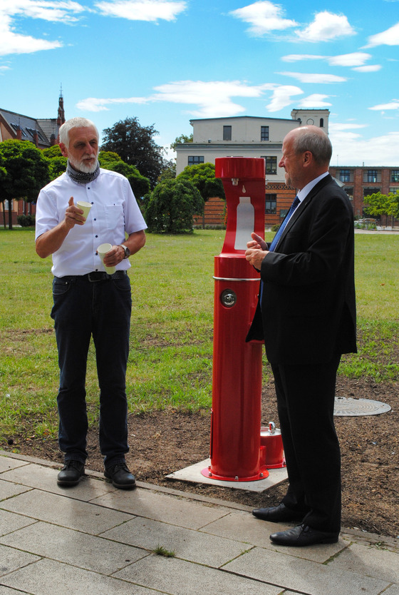 Einweihung Trinkwassersäule