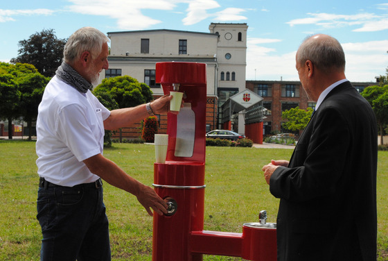 Einweihung Trinkwassersäule
