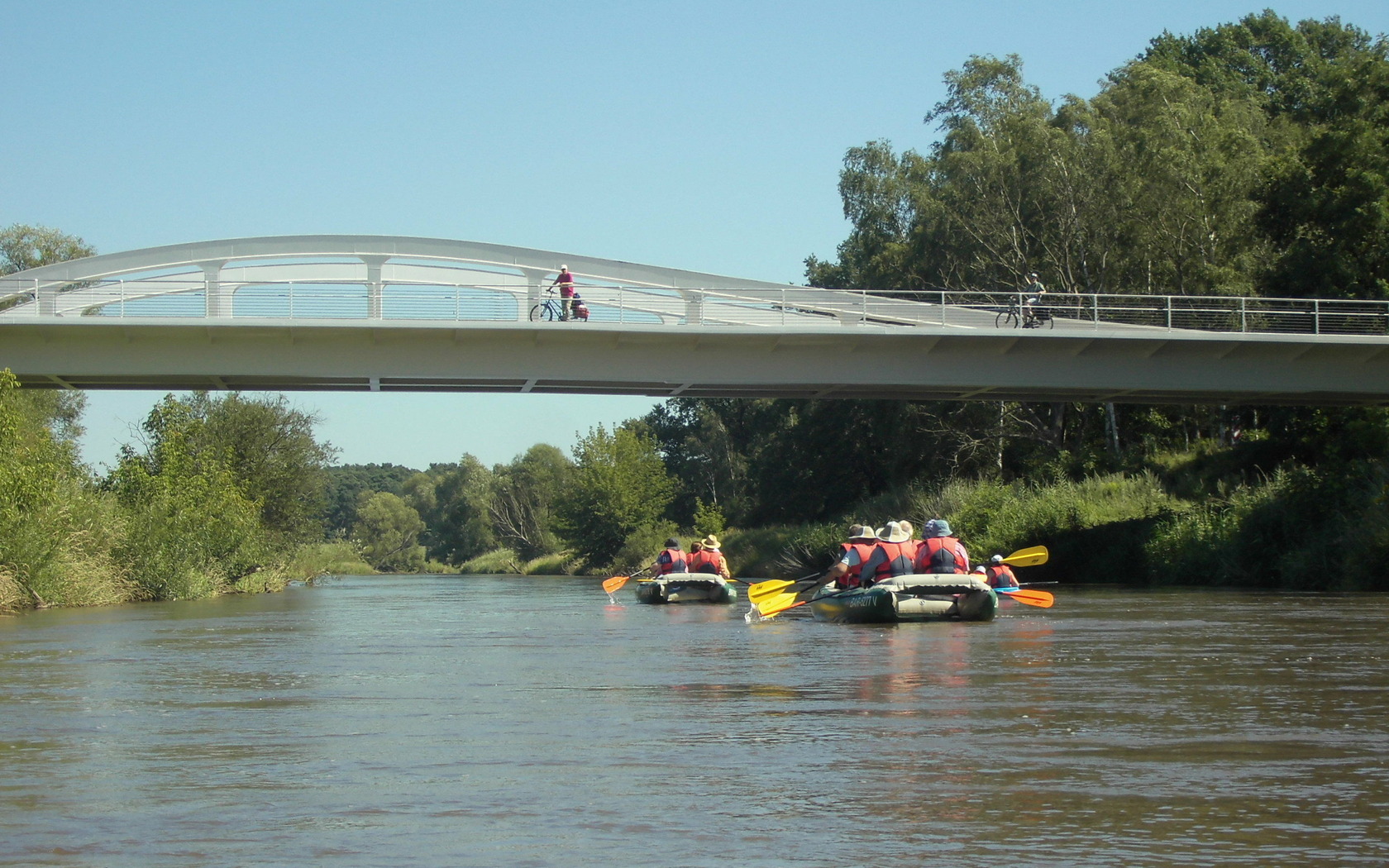 Geführte Bootstour, Foto: MuT ― Marketing und Tourismus Guben e.V., Lizenz: MuT ― Marketing und Tourismus Guben e.V.