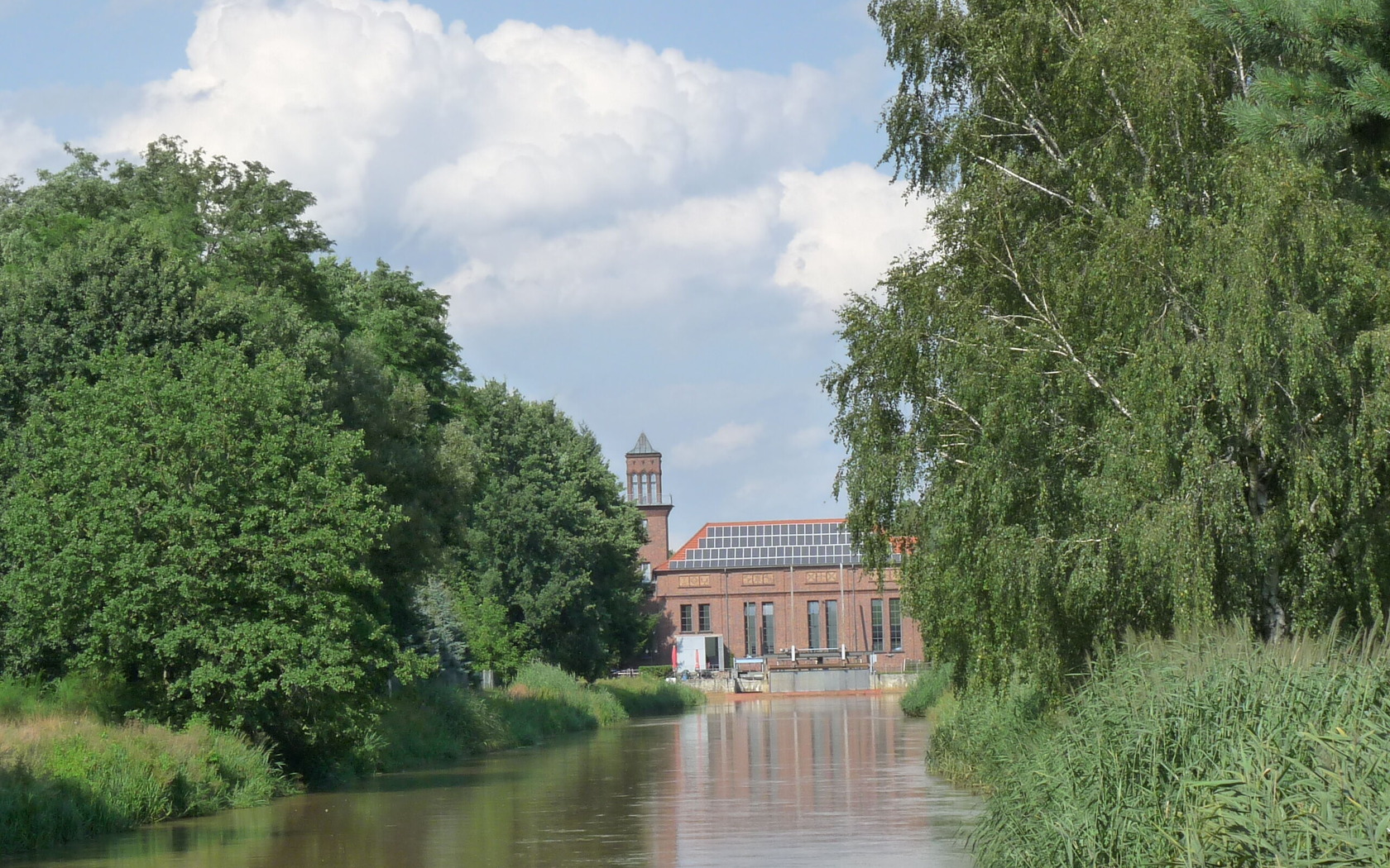 Wasserkraftwerk Grießen - Kanal, Foto: Tourismusverband Niederlausitz e.V.