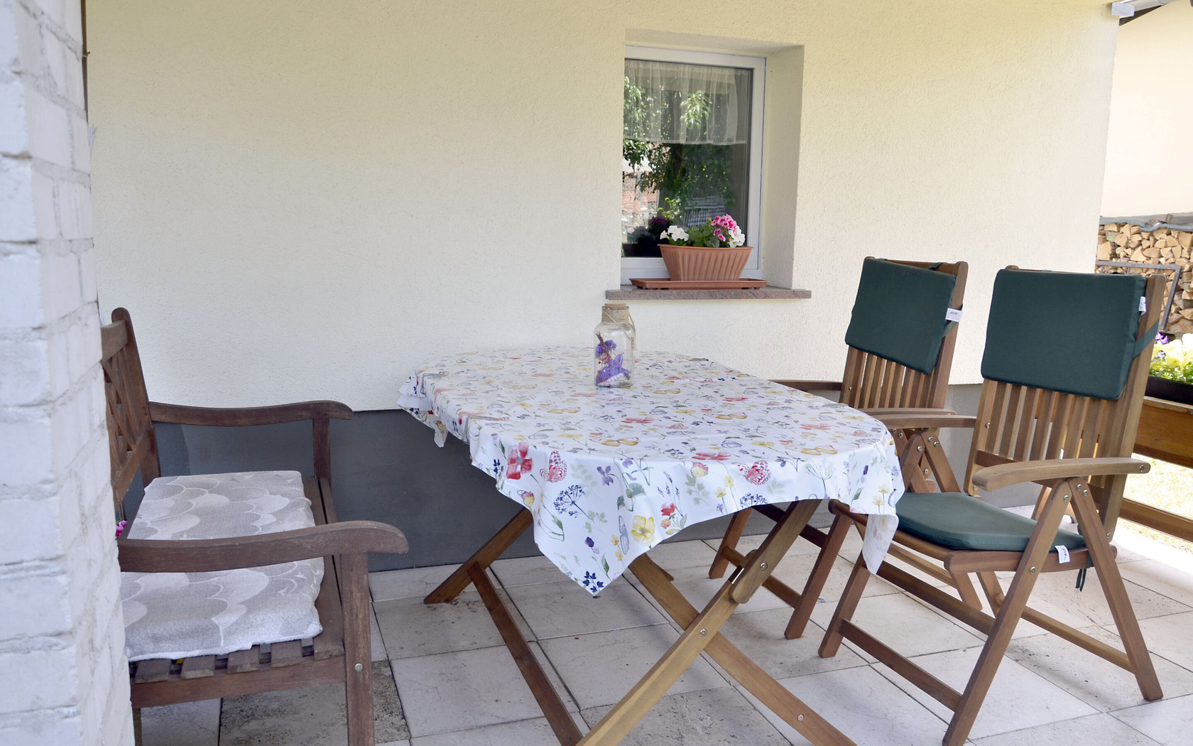 Sitzecke, Außenbereich, Foto: Stefanie Richter, Lizenz: Stefanie Richter