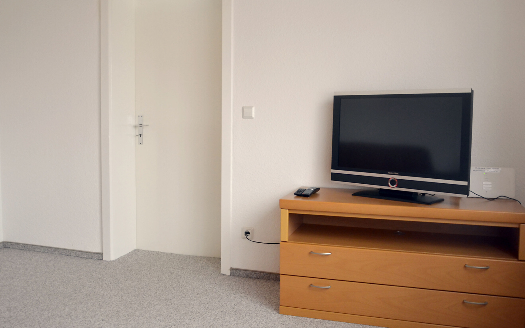 Wohnzimmer mit TV, Foto: Stefanie Richter, Lizenz: Stefanie Richter