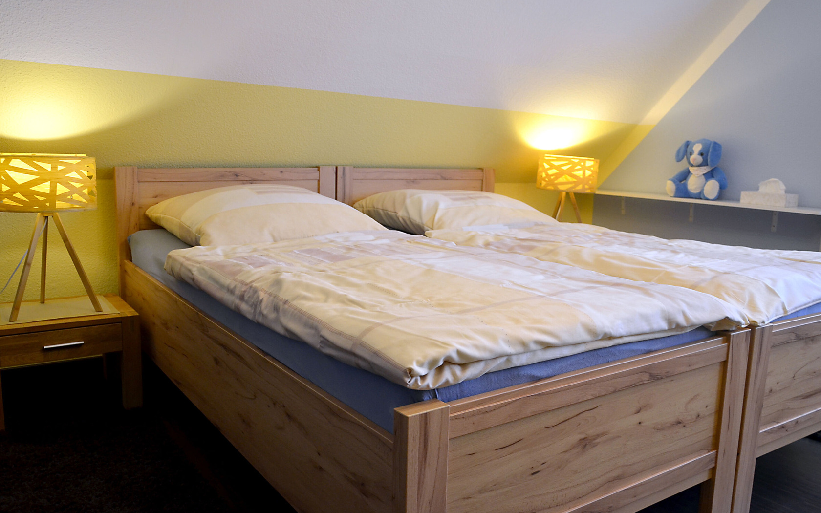 Familienzimmer, Variante Doppelbett, Foto: Marketing und Tourismus Guben e.V., Lizenz: Marketing und Tourismus Guben e.V.