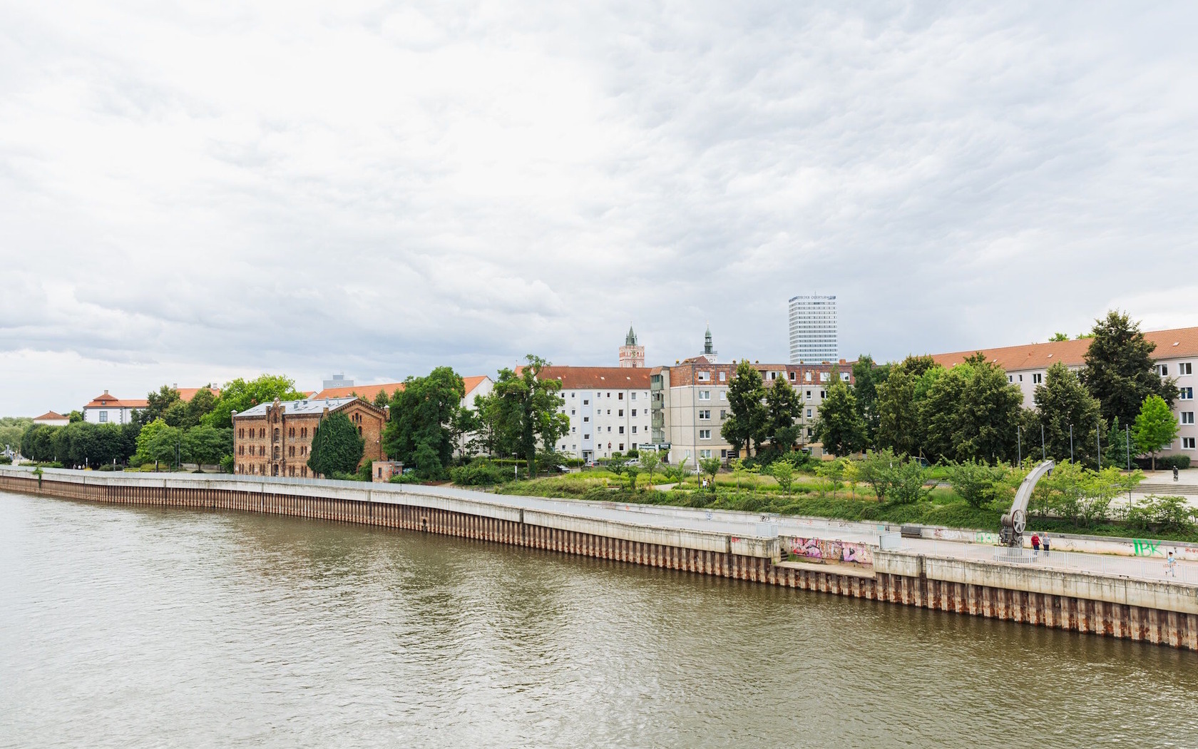 Silhouette von Frankfurt (Oder); TMB Fotoarchiv Szymon Nitka