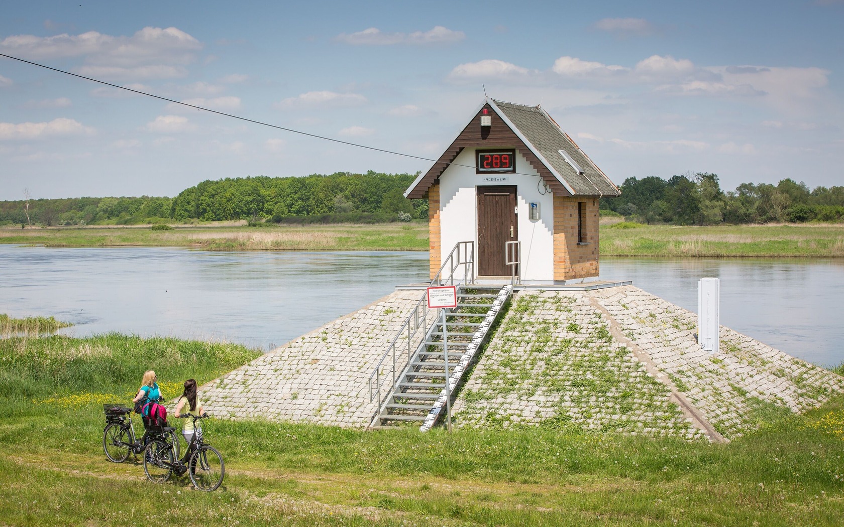 Pegelhäuschen in Ratzdorf, Foto: Florian Läufer, Lizenz: Seenland Oder-Spree