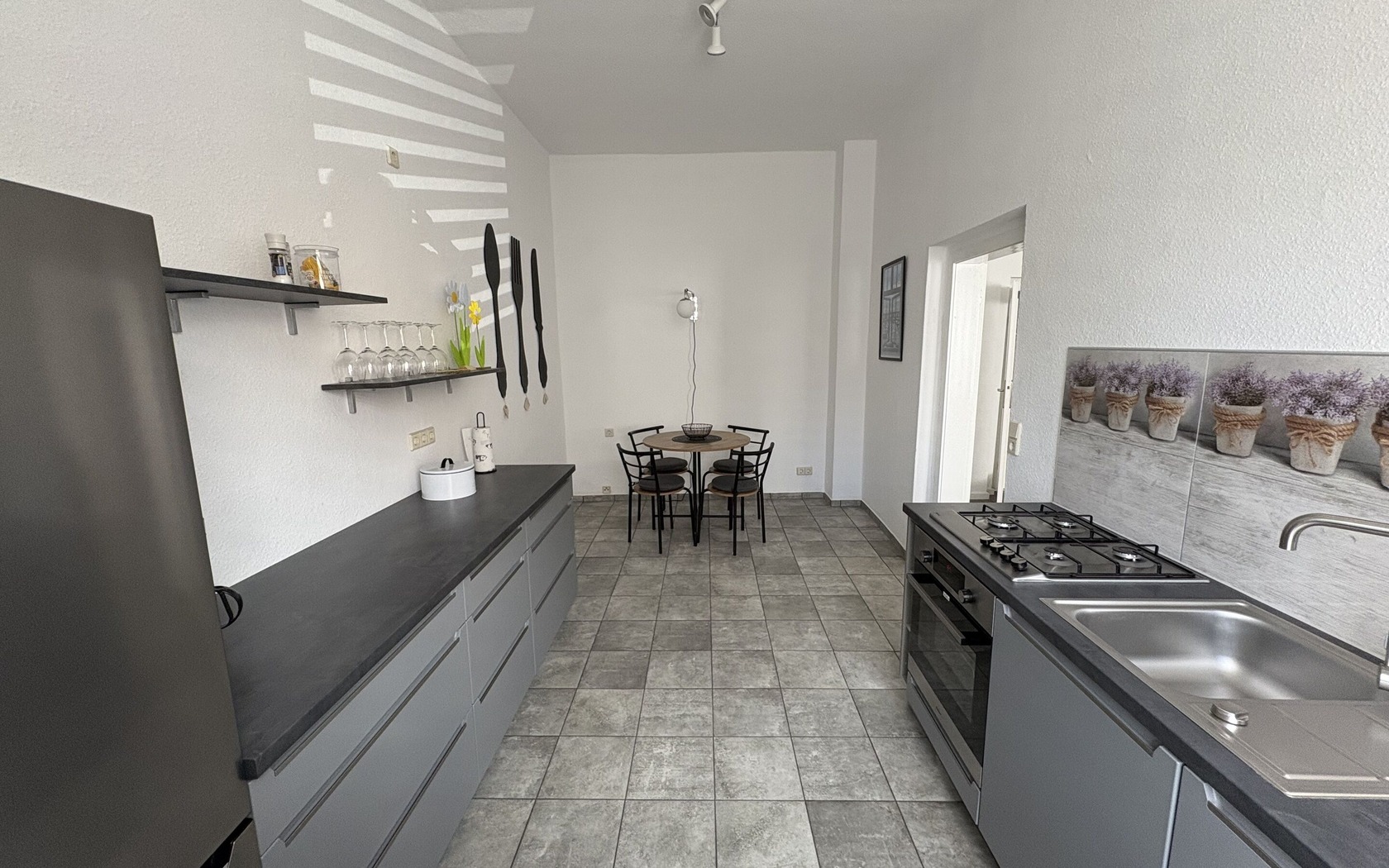 Küche, Foto: Ferienwohnung Gubener Neißeglück 23, Lizenz: Ferienwohnung Gubener Neißeglück 23