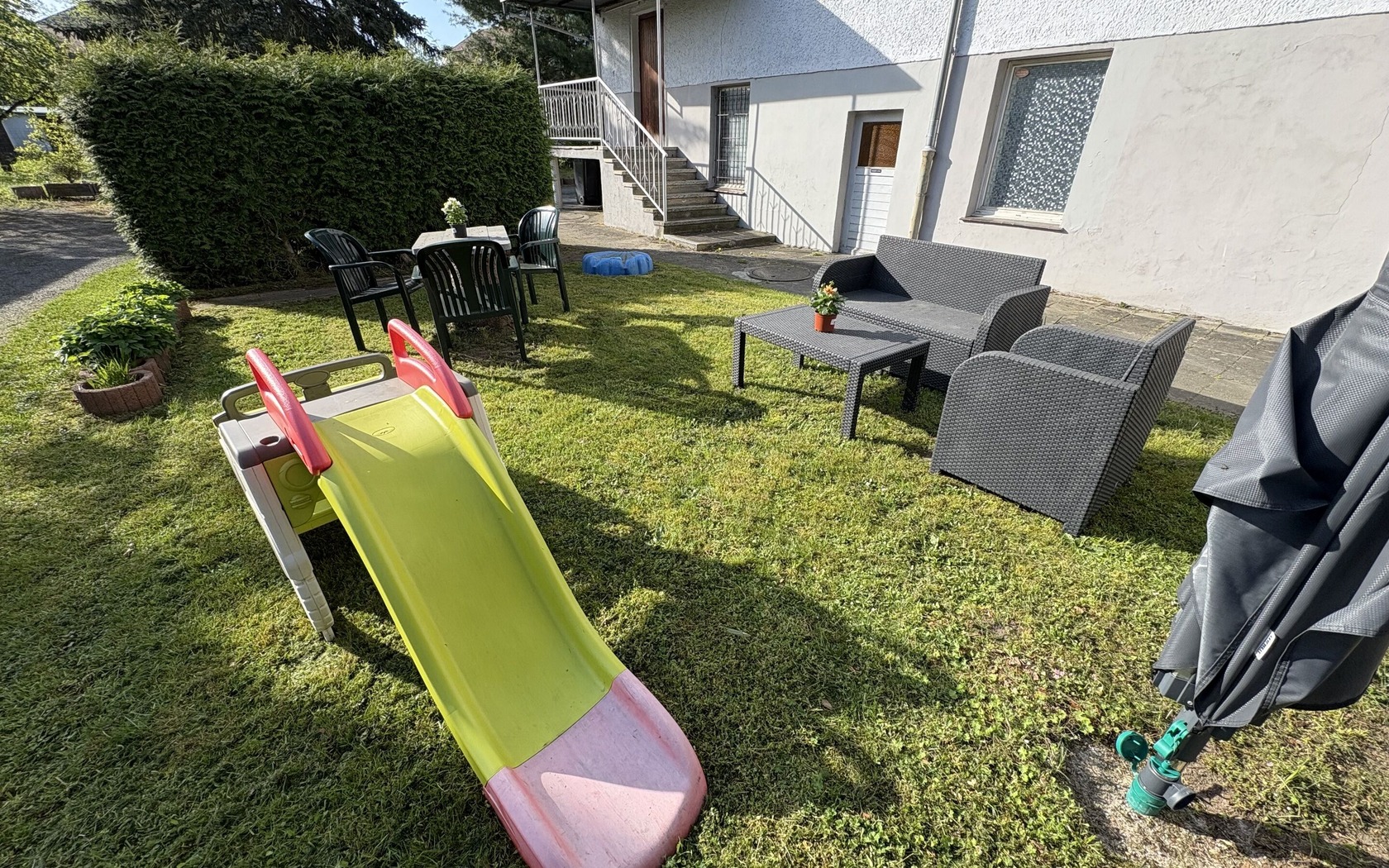 Garten, Innenhof, Foto: Ferienwohnung Gubener Neißeglück 23, Lizenz: Ferienwohnung Gubener Neißeglück 23