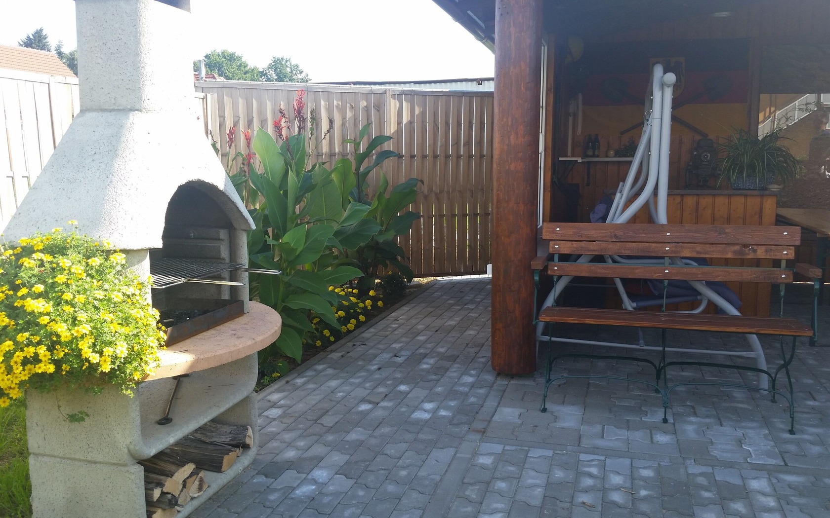 Grillecke Zimmervermietung Groß-Gastrose, Foto: MuT Guben, Foto: Kerstin Geilich, Lizenz: Marketing und Tourismus Guben e.V.