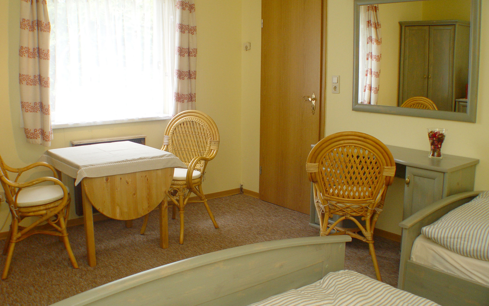 Gästezimmer Noack - Zimmeransicht, Foto: MuT Guben, Foto: Kerstin Geilich, Lizenz: Marketing und Tourismus Guben e.V.