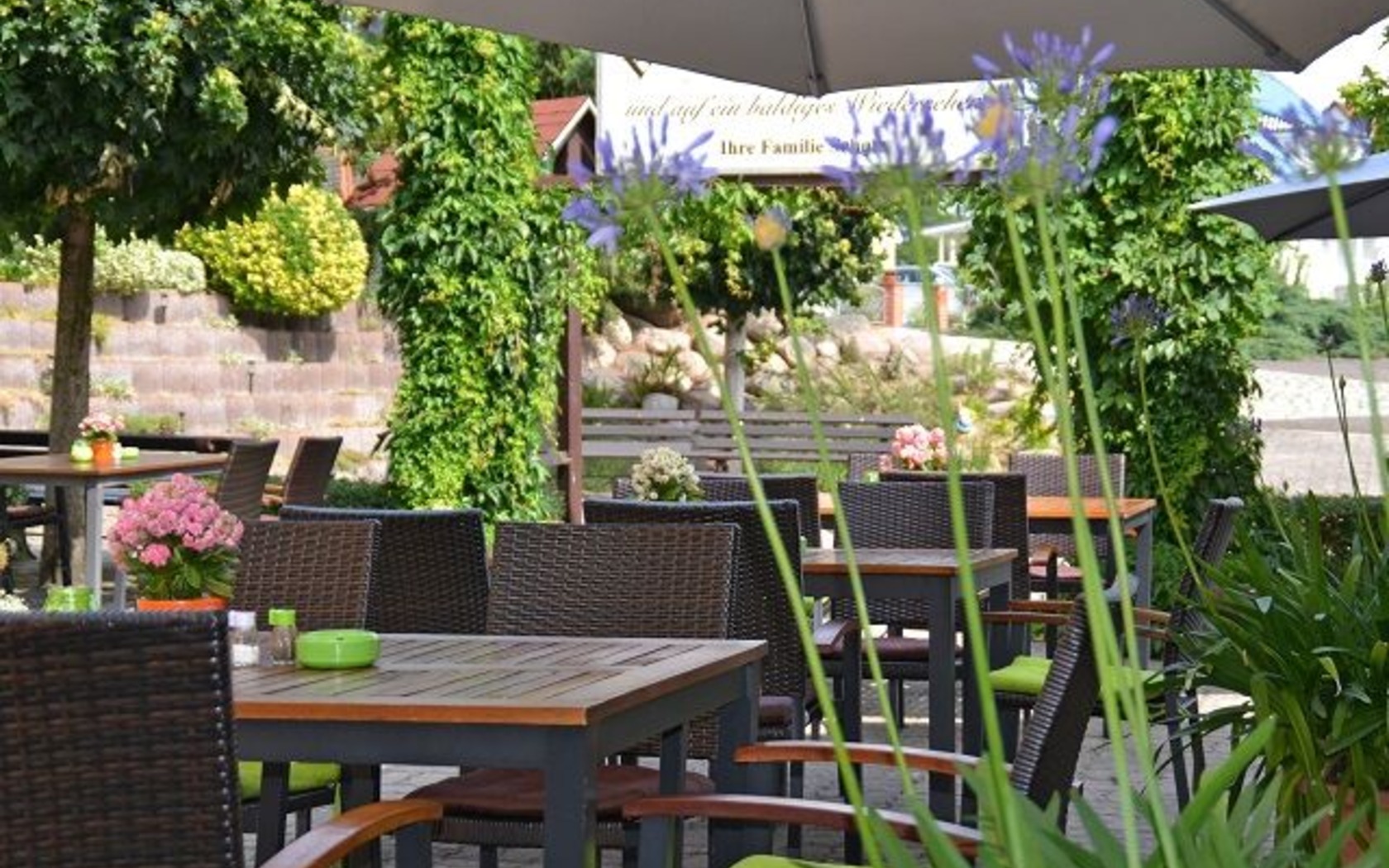 Bergschänke im Berghotel Bresinchen, Außenbereich, Foto: MuT Guben, Foto: Kerstin Geilich, Lizenz: Marketing und Tourismus Guben e.V.