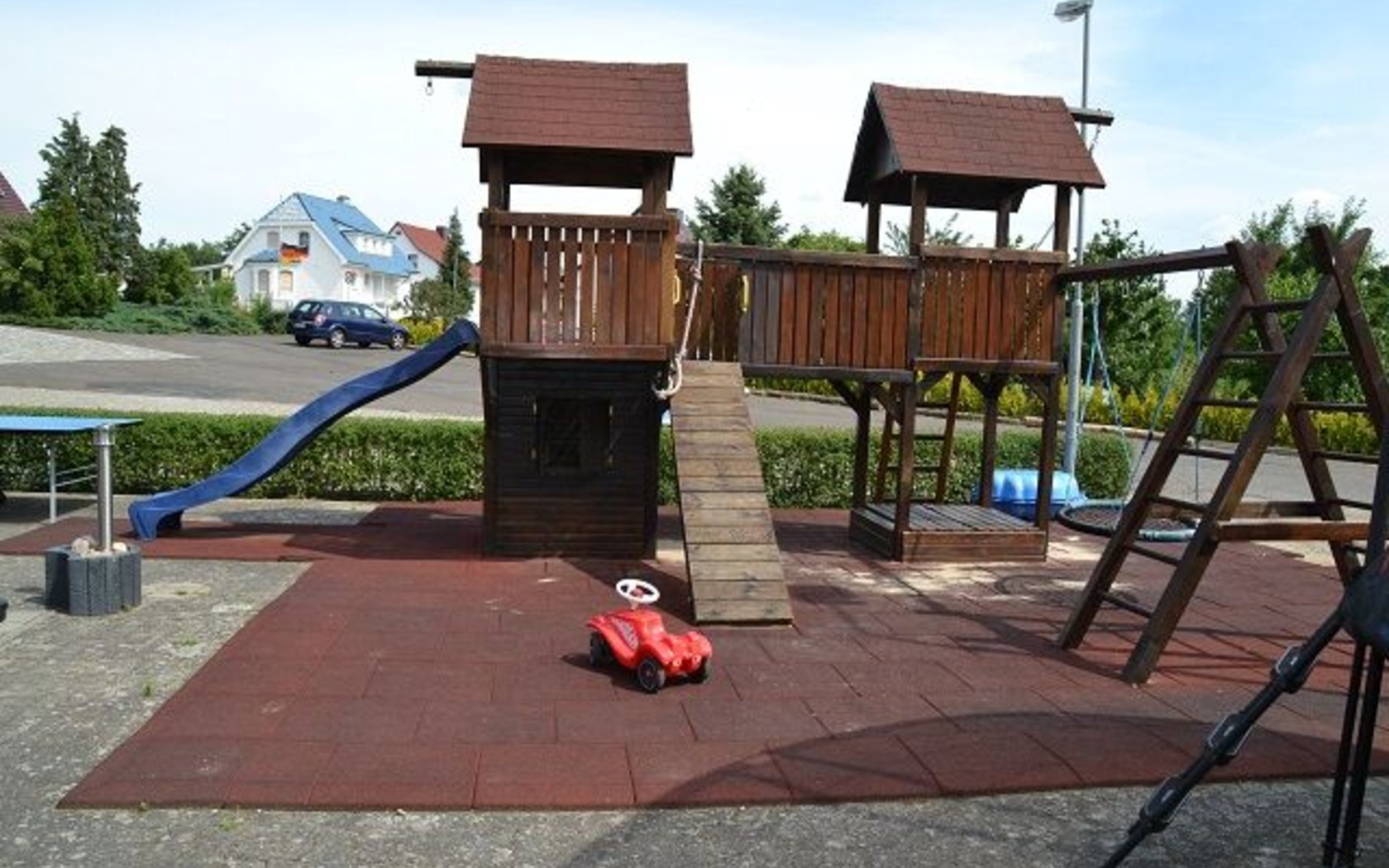 Bergschänke im Berghotel Bresinchen, Außen-Spielbereich, Foto: MuT Guben, Foto: Kerstin Geilich, Lizenz: Marketing und Tourismus Guben e.V.