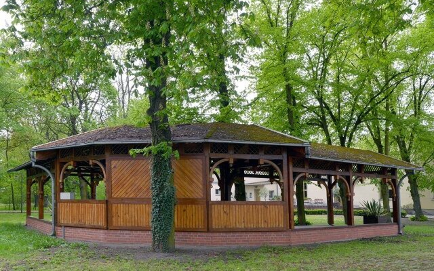 Hostel Guben, Aussenbereich, Foto: MuT Guben, Foto: Kerstin Geilich, Lizenz: Mut