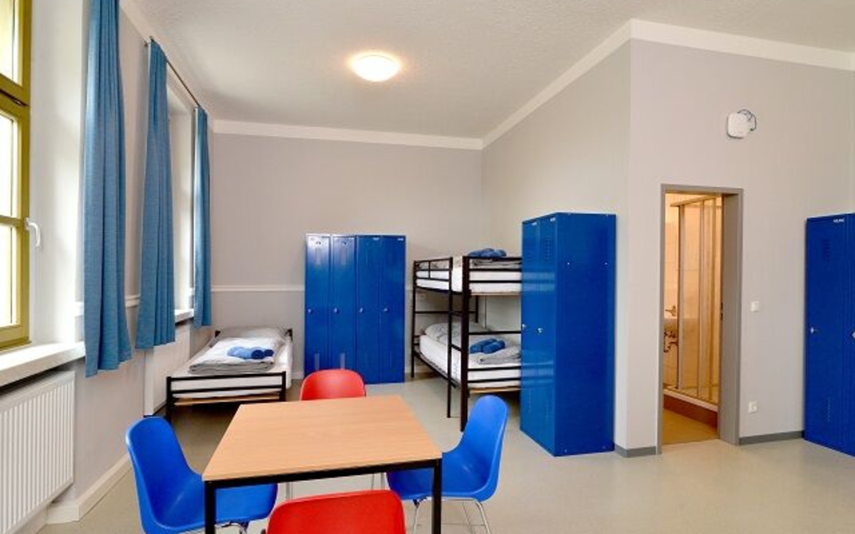 Hostel Guben, Zimmeransicht, Foto: MuT Guben, Foto: Kerstin Geilich, Lizenz: Mut