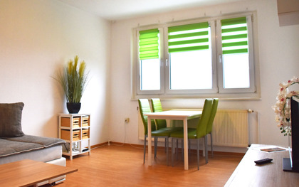 Wohnzimmer/Essbereich, Foto: Kerstin Geilich, Lizenz: Mut