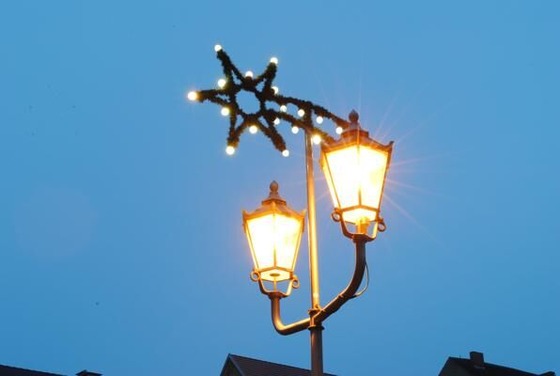 Weihnachtliche Beleuchtung, Foto: MuT ― Marketing und Tourismus Guben e.V., Lizenz: MuT ― Marketing und Tourismus Guben e.V.