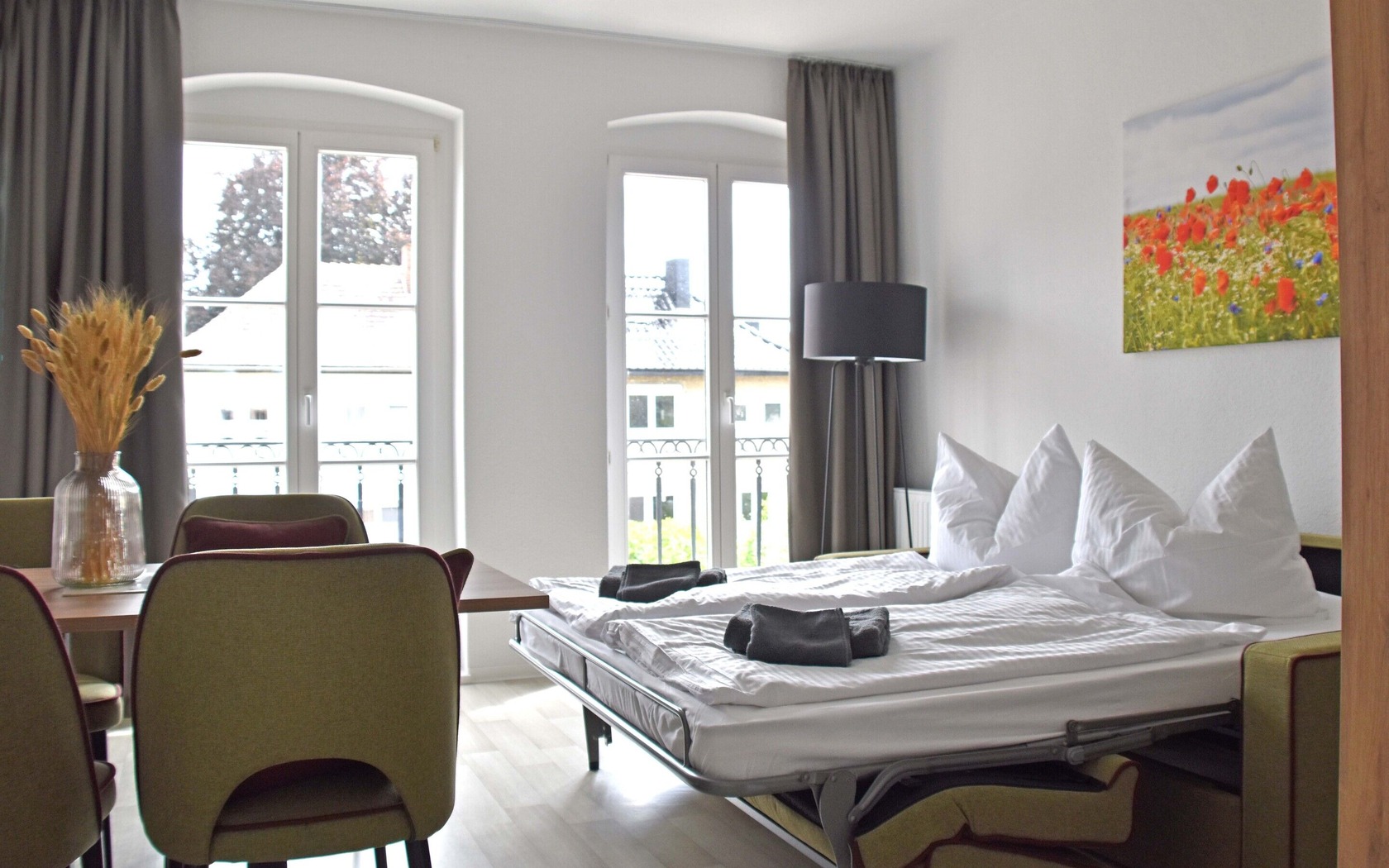 Wouhnzimmer-Schlafsofa, Foto: Kerstin Geilich, Lizenz: MuT