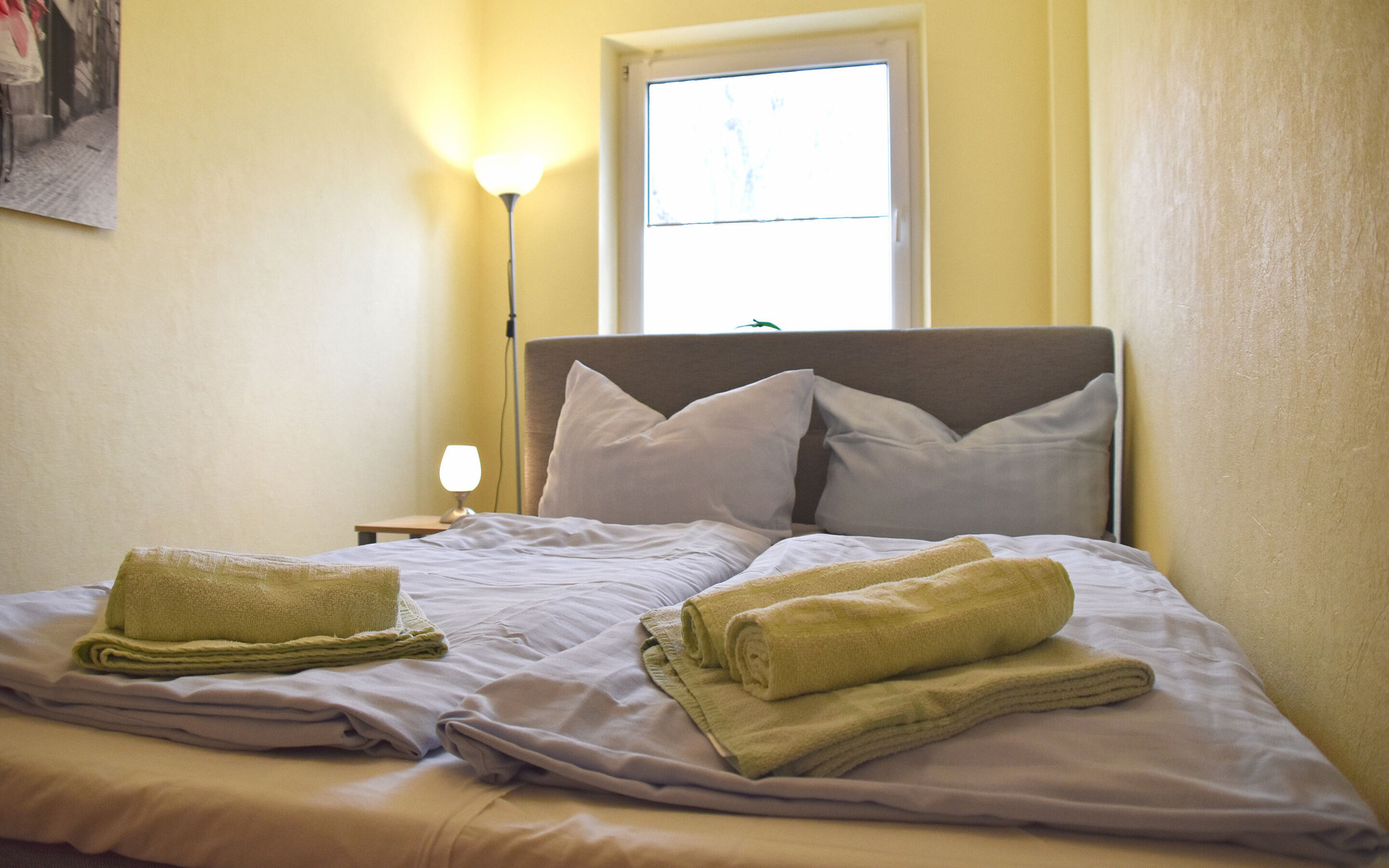 Schlafzimmer 2 mit Doppelbett, Foto: Manja Motylski, Lizenz: GUWO