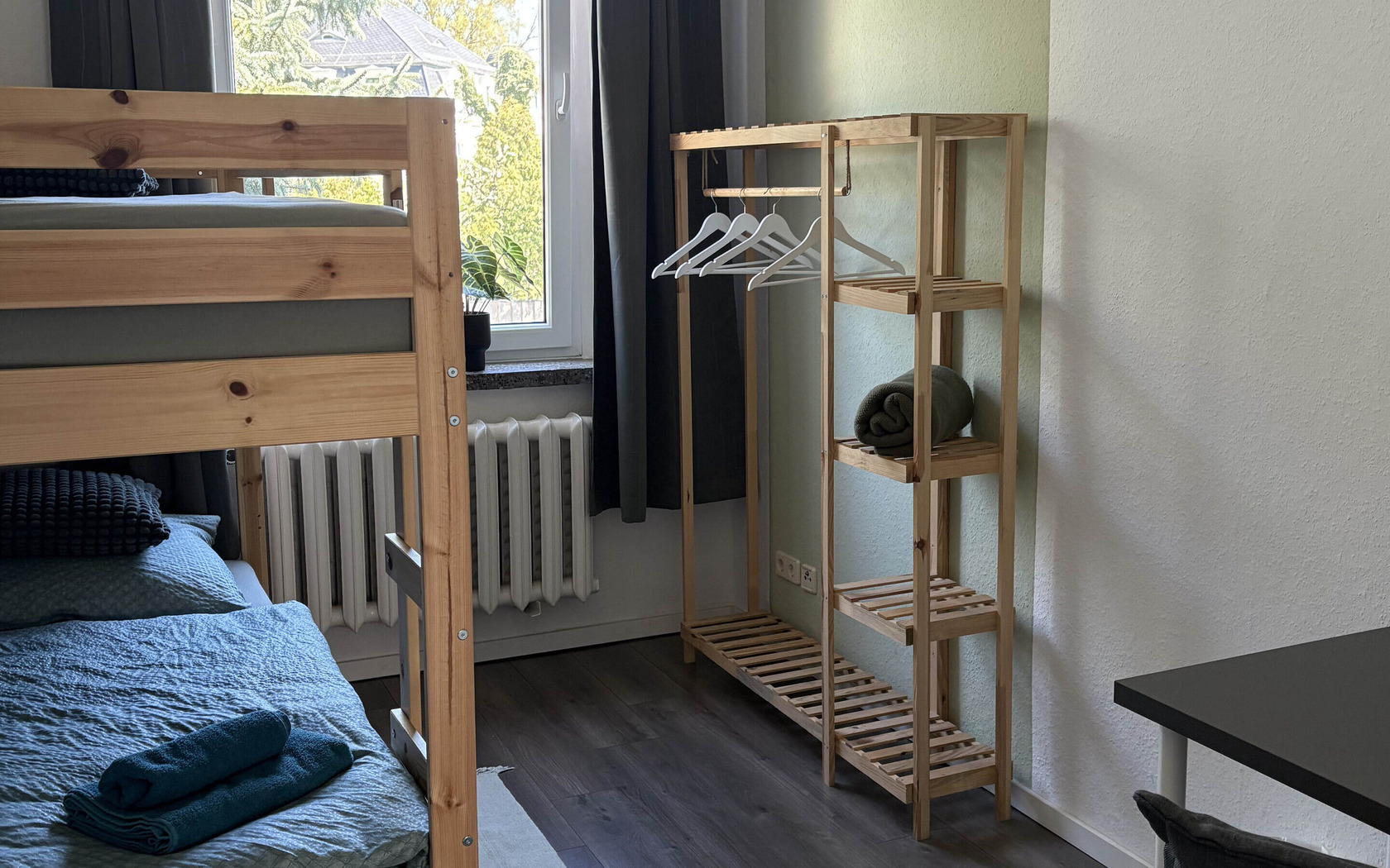 Schlafzimmer 2, Etagenbett, Foto: Ferienwohnung Gubener Neißeglück 23, Lizenz: Ferienwohnung Gubener Neißeglück 23